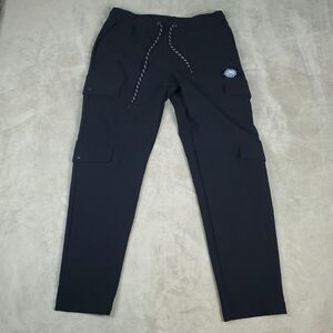 Ecko Unltd Pants Mens Large 32x30 Black Cargo Jogger Stretch Elastic Waist